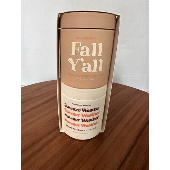 Body Prescriptions Honey Almond Bath Duo Body Scrub & Butter Fall/Autumn - Picture 1 of 4